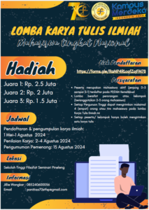 Read more about the article LOMBA Karya Tulis Ilmiah
